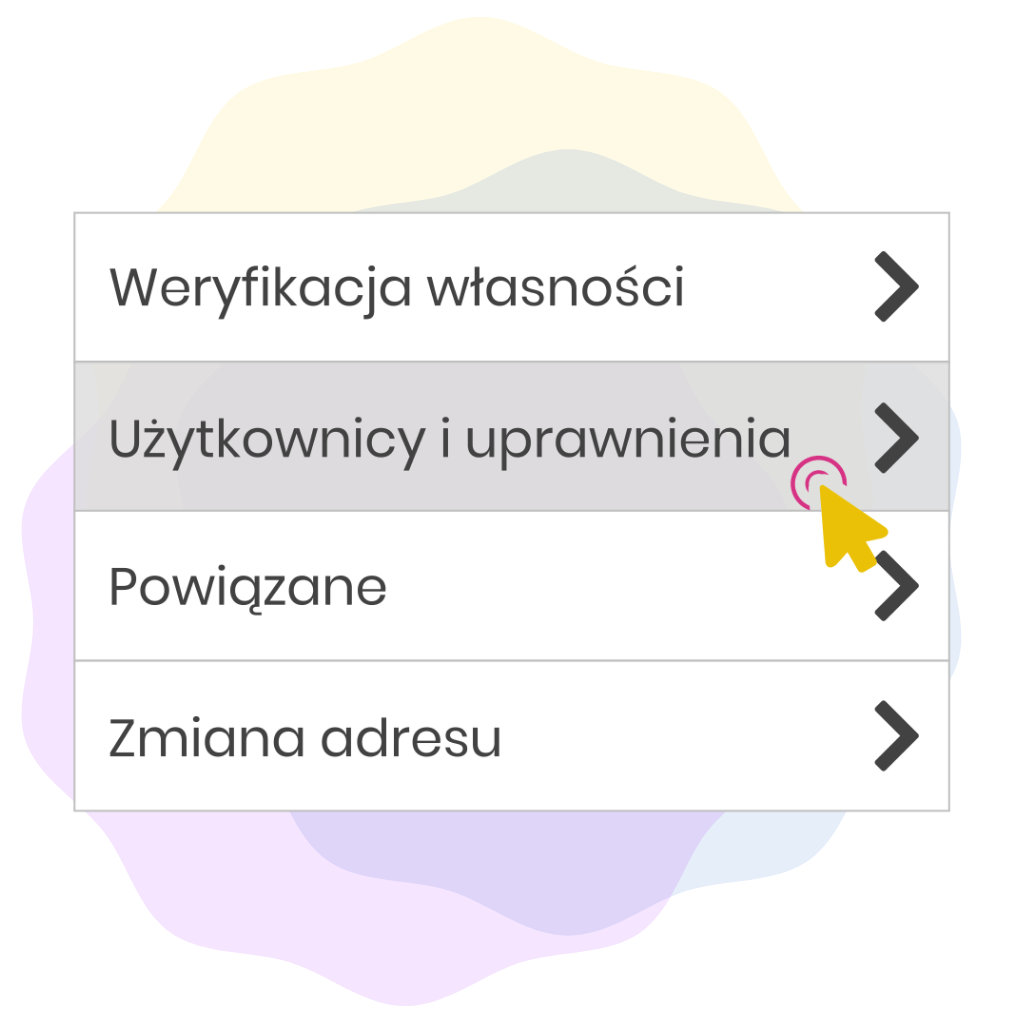 Krok 3: Kliknij użytkownicy i uprawnienia